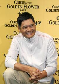 Chow Yun-Fat at the Singapore promote the latest film "Curse Of The Golden Flower".