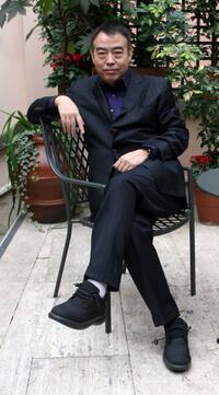 Chen Kaige at the photo session during the Asian Film Festival.