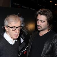 Woody Allen and Colin Farrell at the New York screening of "Cassandra's Dream".