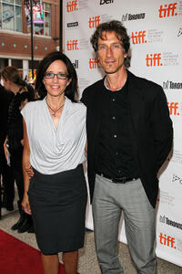 Lesley Chilcott and Guest at the premiere of "Waiting for a Superman" during the 35th Toronto International Film Festival.