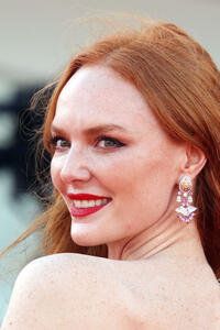 Sylvia Flote at the "Tar" red carpet during the 79th Venice International Film Festival.