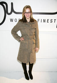 Ambyr Childers at the opening of the Supima Pop Up Store.