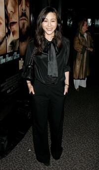 China Chow at the screening of "The Departed."
