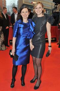 Pernille Fischer Christensen and Lene Maria Christensen at the premiere of "En Famille" during the 60th Berlin International Film Festival.