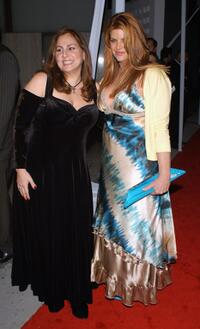 Kirstie Alley and Kathy Najimy at the premiere of "Fat Actress".