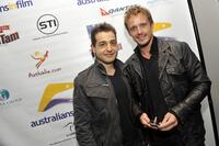 Les Chantery and David Lyons at the Australians In Film screening of "Cedar Boys."