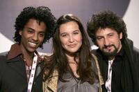 Sirak M. Sabahat, Yael Abecassis and Radu Mihaileanu at the 55th annual Berlinale International Film Festival.