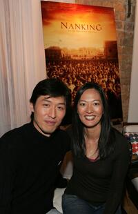 Rosalind Chao and Sonny Saito at the "Nanking" reception during the 2007 Sundance Film Festival.