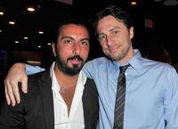 Danny A. Abeckaser and Zach Braff at the California premiere of "The Iceman."