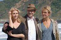 Beate Bille, Jesper Christensenand and Charlotte Fich at the photocall of "Drabet" during the 53rd San Sebastian International Film Festival.