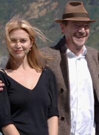 Beate Bille and Jesper Christensenand at the photocall of "Drabet" during the 53rd San Sebastian International Film Festival.