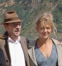 Jesper Christensenand and Charlotte Fich at the photocall of "Drabet" during the 53rd San Sebastian International Film Festival.