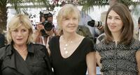 Marianne Faithfull, Aurore Clement and Director Sofia Coppola at the photocall of "Marie Antoinette" during the 59th International Cannes Film Festival.