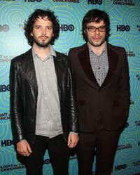 Brett McKenzie and Jemaine Clement at the 25th Film Independent Spirit Awards.