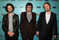 Brett McKenzie, Jemaine Clement and James Bobin at the 25th Film Independent Spirit Awards.