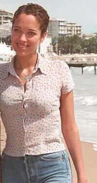 Carmen Chaplin at the 48th Cannes International Film Festival.