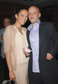 Carmen Chaplin and Daniel Lorbet at the Los Angeles Chamber Orchestra's 16th Annual Silent Film Gala screening of "The Circus."