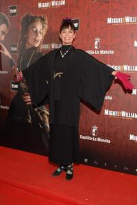 Geraldine Chaplin at the premiere of "Miguel and William".