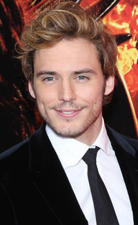 Sam Claflin at "The Hunger Games: Catching Fire" premiere.