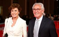Corinne Clery and Beppe Ercole at the premiere of "Christine, Cristina" during the 4th Rome International Film Festival.