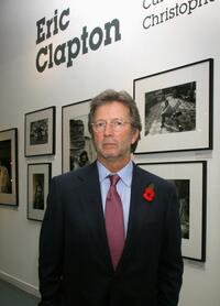 Eric Clapton at the launch party of his book.