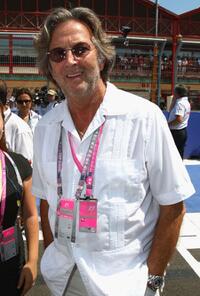 Eric Clapton at the European Formula One Grand Prix.
