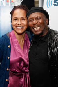 Pat Mckay and Jimmy Cliff at the SiriusXM Studio in New York.