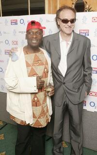 Jimmy Cliff and Ray Davies at the Nordoff Robbins Silver clef Awards.