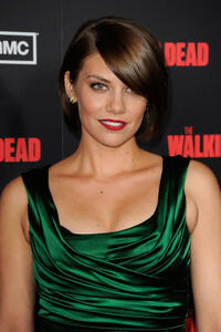 Lauren Cohan at the 2nd Season California premiere of "The Walking Dead."