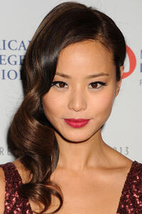 Jamie Chung at The Heart Truth 2013 Fashion Show in New York.