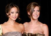 Jamie Chung and Audrina Patridge at the ShoWest awards ceremony.
