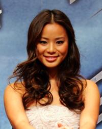 Jamie Chung at the press conference of "Dragonball Evolution."