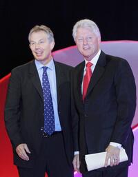 Tony Blair and Bill Clinton at the Labour Party Conference 2006.