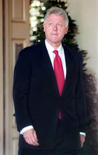 Bill Clinton at the White House in Washington.
