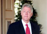 Bill Clinton at the White House in Washington.