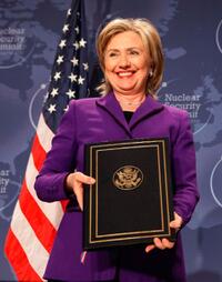 Hillary Rodham Clinton at the Nuclear Safety Summit.