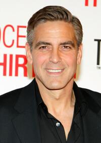 George Clooney at the opening night screening of "Ocean's Thirteen."