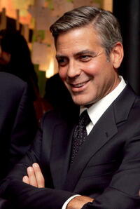 George Clooney at a N.Y. dinner hosted by the Save Darfur Coalition. 
