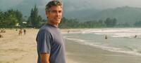George Clooney on the set of "The Descendants."