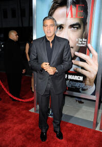 George Clooney at the California premiere of "The Ides Of March."