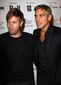 Ewan McGregor and George Clooney at the Canada premiere of "The Men Who Stare At Goats."