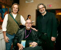 Stephen Hannock, Chuck Close and Clifford Ross at the 2007 Tribeca Film Festival.