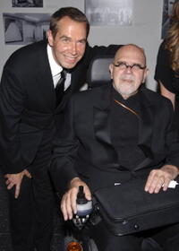 Jeff Koons and Chuck Close at the MoMA's 39th Annual Party.