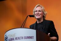 Glenn Close at the Time Magazine Global Health Summit at the Time Warner Center.