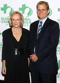 Glenn Close and CEO of Global Green Matt Peterson at the Global Green USA's annual Sustainable Design Awards.
