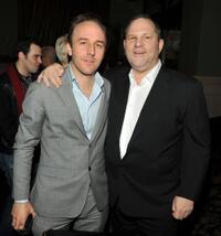 Derek Cianfrance and Harvey Weinstein at the screening of "Blue Valentine."
