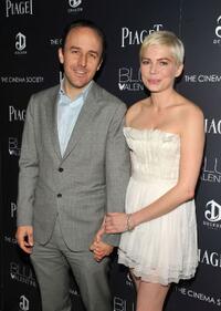 Derek Cianfrance and Michelle Williams at the screening of "Blue Valentine."
