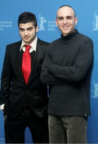 Oshri Cohen and Joseph Cedar at the photocall to promote "Beaufort" during the 57th Berlin International Film Festival (Berlinale).