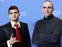 Oshri Cohen and Joseph Cedar at the photocall of "Beaufort" during the 57th Berlinale International Film Festival.