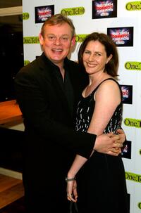 Martin Clunes and guest at the "British Comedy Awards 2004."